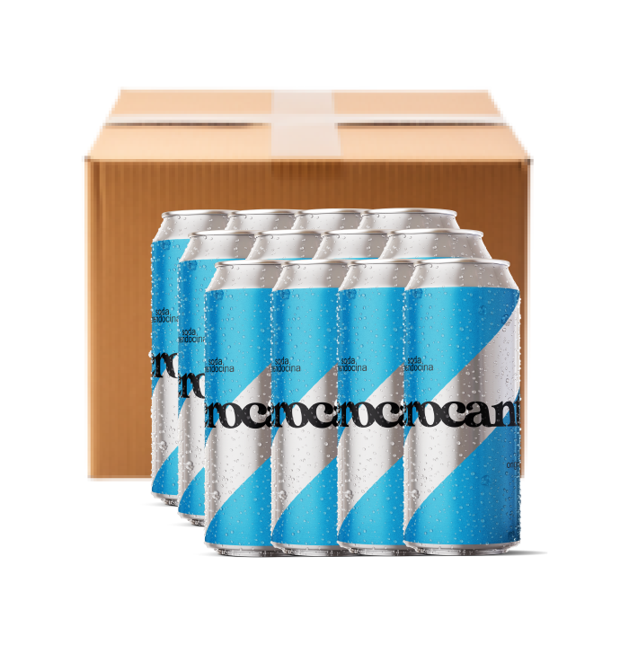 soda crocante original x 12 latas 473cc